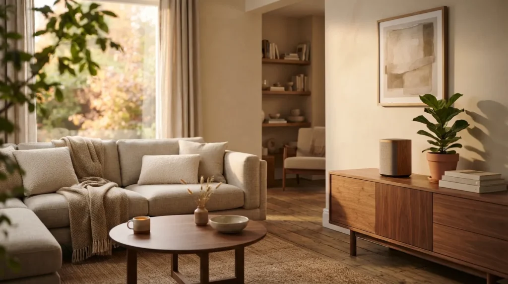 How to set up my home decoradtech in a modern living room with hidden smart lighting