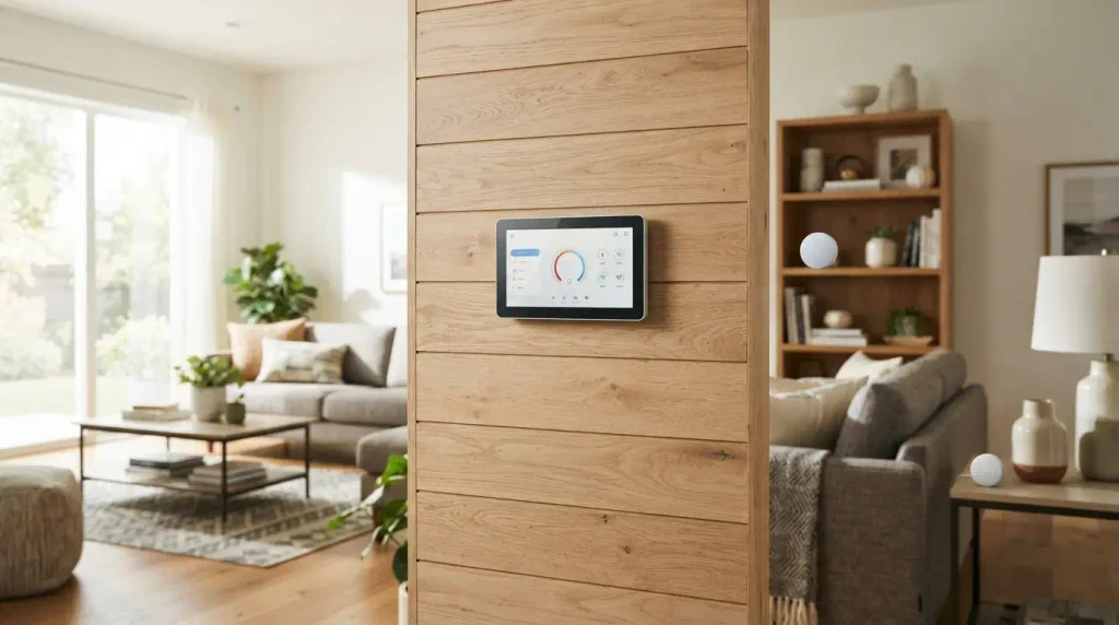 Smart thermostat with multiple room sensors for whole-home coverage
